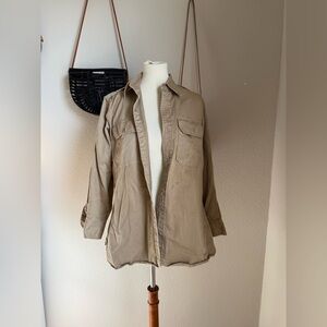 Vintage Military Button Down Shirt